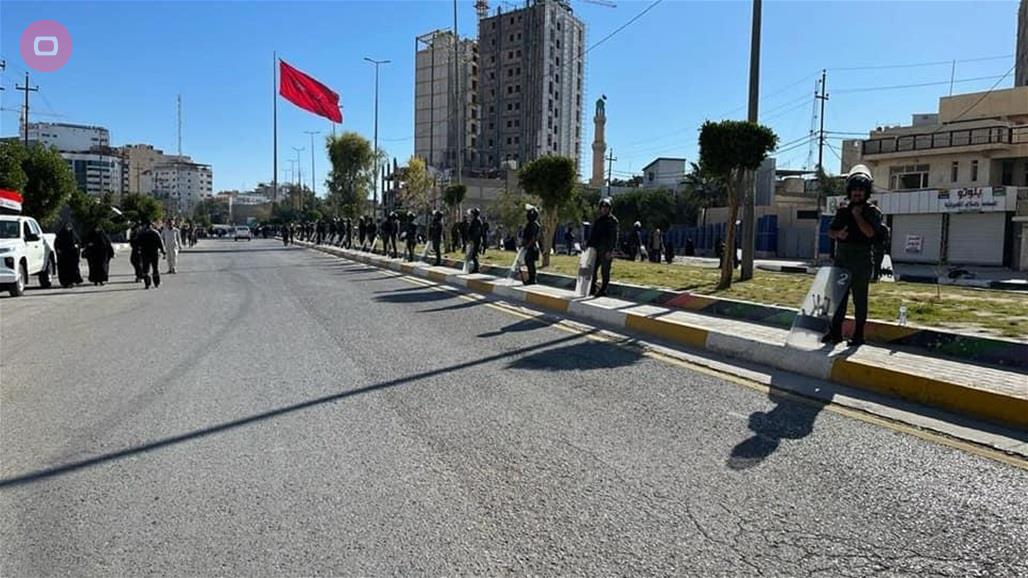 بالصور.. أنتشار قوات حفظ القانون في كربلاء لتأمين الزيارة الشعبانية