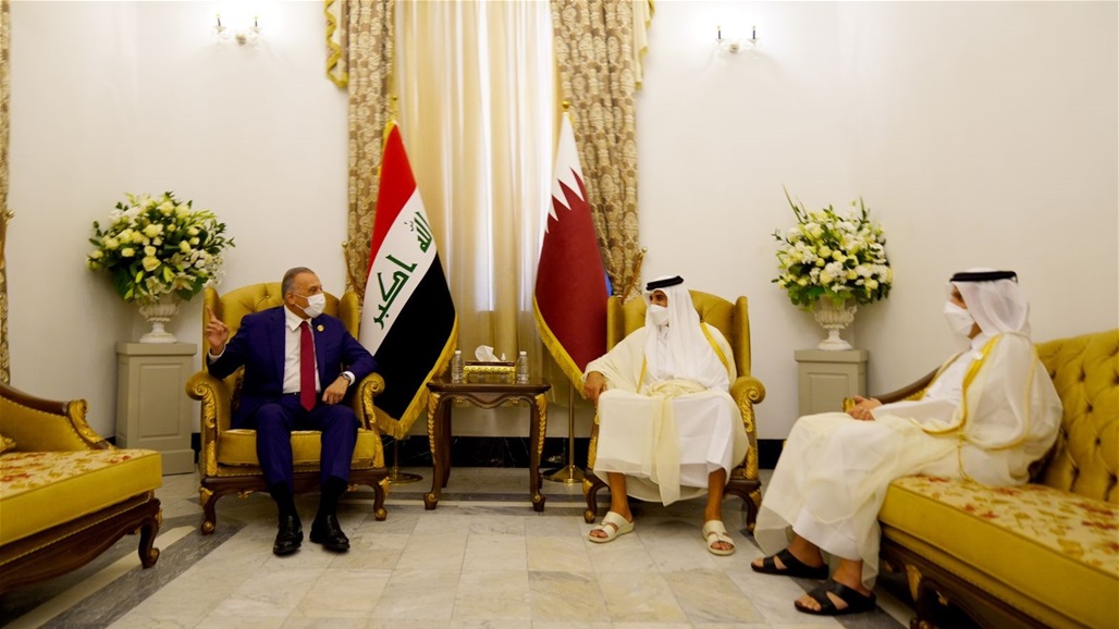 الكاظمي لأمير قطر: نتطلع لتوطيد التعاون المشترك في مختلف المجالات