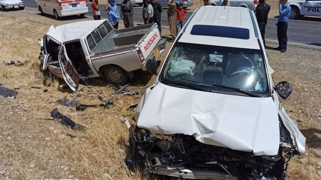 مصرع شخصين بحادث سير مروري على طريق بغداد - سامراء