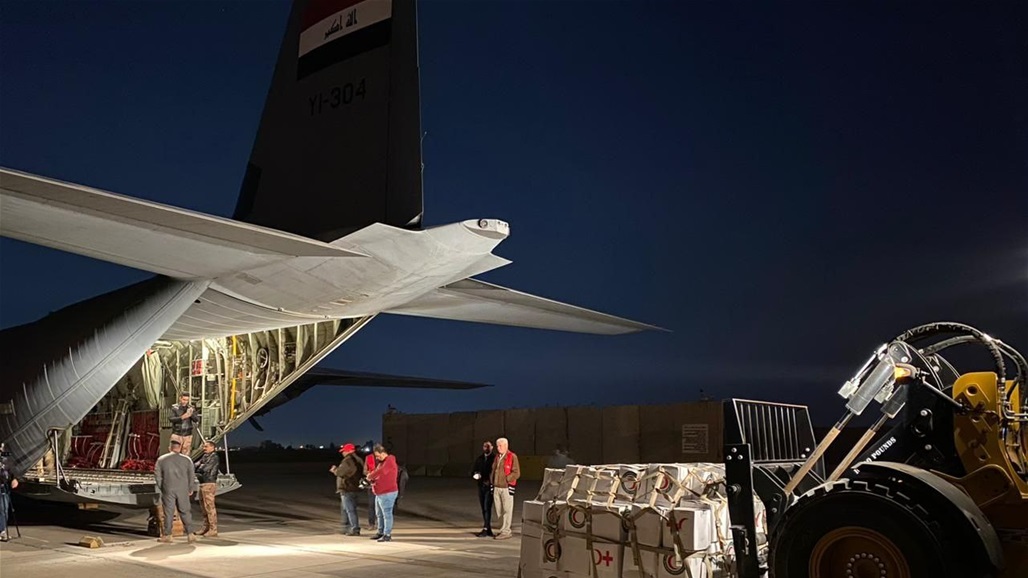 العراق: انطلاق الجسر الجوي للمساعدات الاغاثية لسوريا وتركيا
