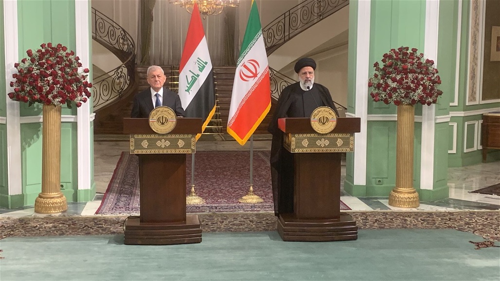 رئيس جمهورية إيران: علاقاتنا مع العراق جيدة.. نسعى لزيادة التبادل التجاري