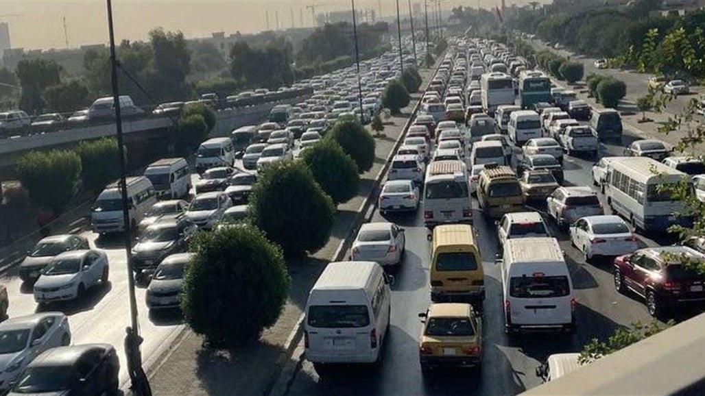 الموقف المروري في بغداد الان.. قائمة بالشوارع المزدحمة