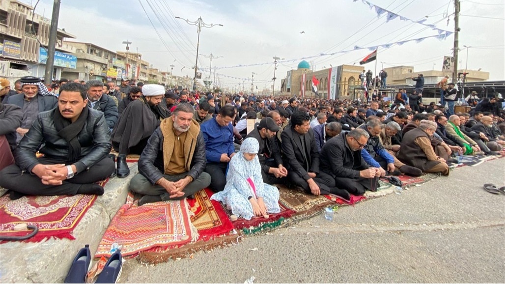 مشاهد من الصلاة الموحدة في مدينة الصدر