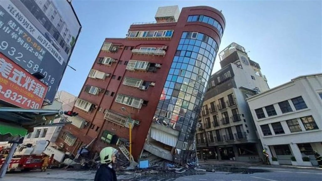 زلزال عنيف يضرب تايوان 