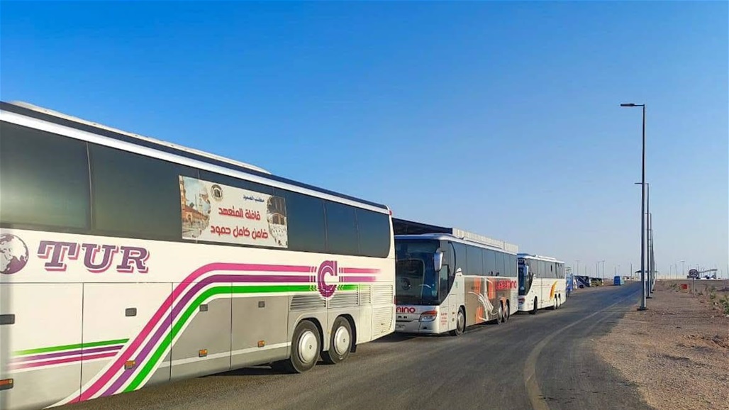 استقبال أول وجبة من الحجاج الإيرانيين العائدين من السعودية إلى العراق (صور)
