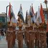 "يعيش لحظة صدام حسين".. غضب في العراق إثر "استخدام" حرس الشرف والموسيقى العسكرية بحفل لجامعة أهلية!