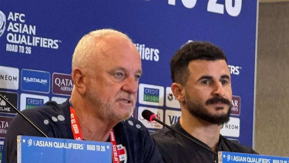ارنولد يعلق على مباراة منتخبنا العراقي امام الاردن غدا