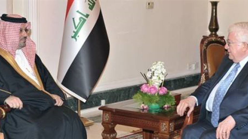 معصوم يؤكد أهمية تفعيل التعاون والتنسيق المشترك بين العراق والبحرين