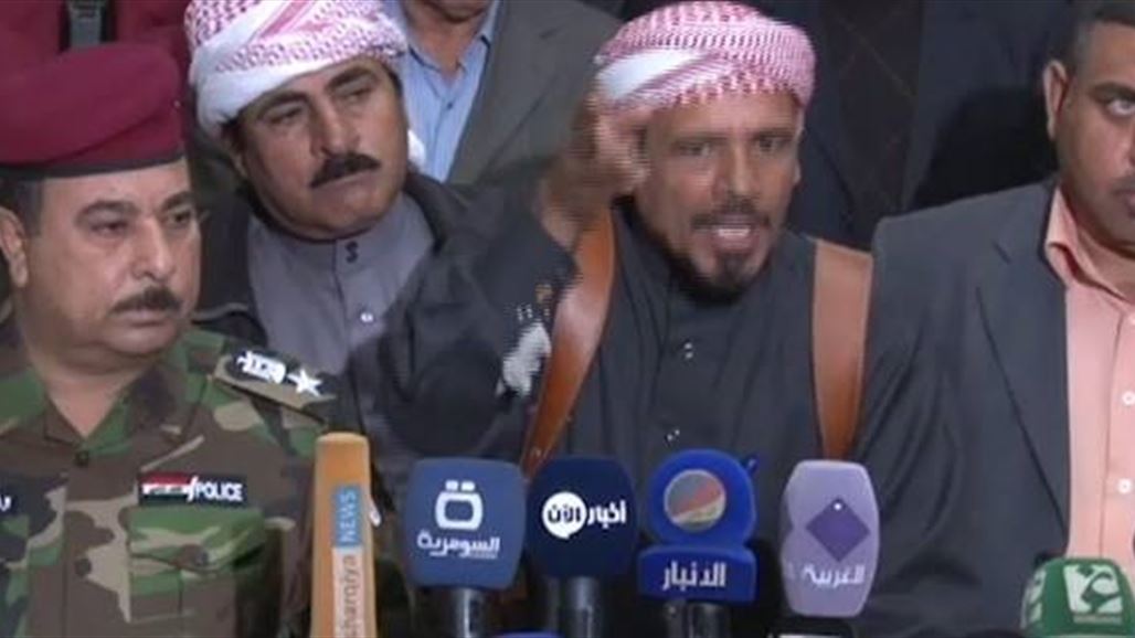 أحد شيوخ البو فهد: نحن نريد الحشد الشعبي والمعارضون لدخولهم للانبار يقفون مع داعش