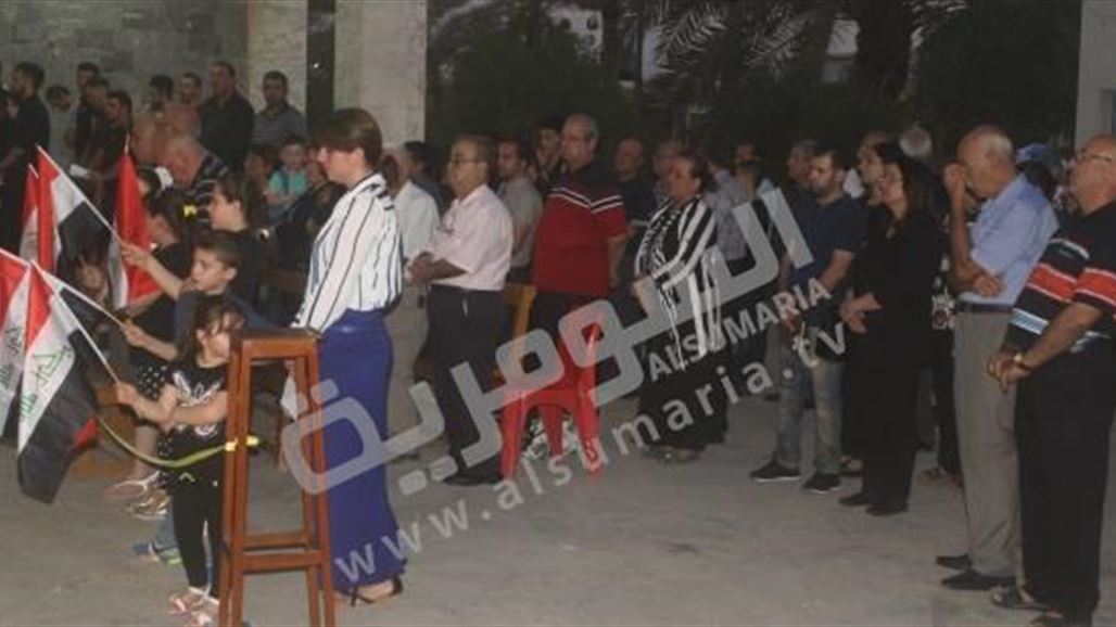 المسيحيون في البصرة ينظمون وقفة حداد على أرواح ضحايا تفجير الكرادة