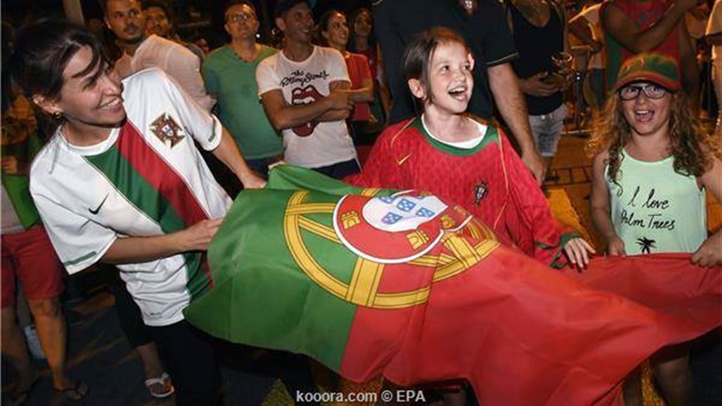 شوارع لشبونة تحتضن الجمهور البرتغالي ابتهاجا بلقب اليورو