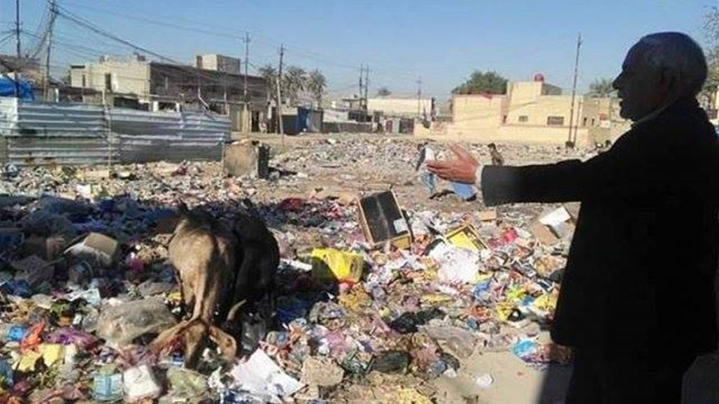 بلدية الكرادة تصدر توضيحا بشأن تراكم النفايات في دور الصحة جنوبي بغداد