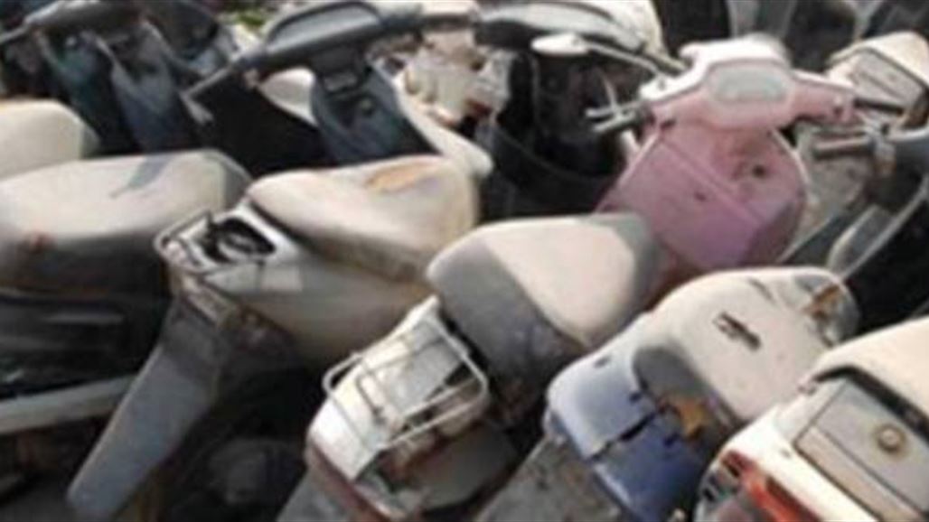 مرور كركوك تحتجز 15 دراجة نارية غير مسجلة