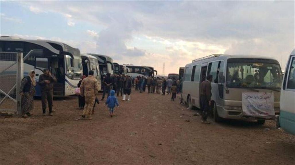 الهجرة تعيد الوجبة الخامسة من النازحين العراقيين في مخيم "الهول" السوري