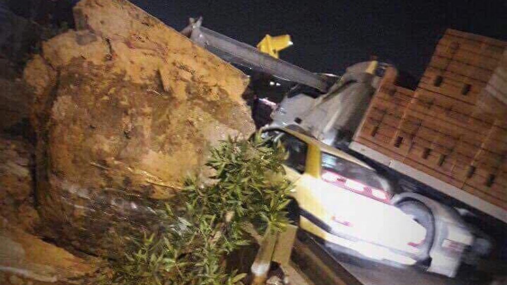 المرور: وضع حاجز بارتفاع 5 أمتار وعلامات مرورية حمراء بطريق محمد القاسم