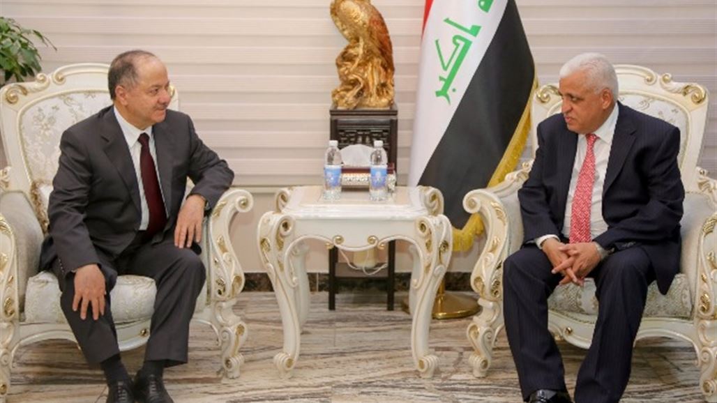 الفياض والبارزاني يؤكدان اهمية تعزيز التعاون المشترك بين بغداد واربيل