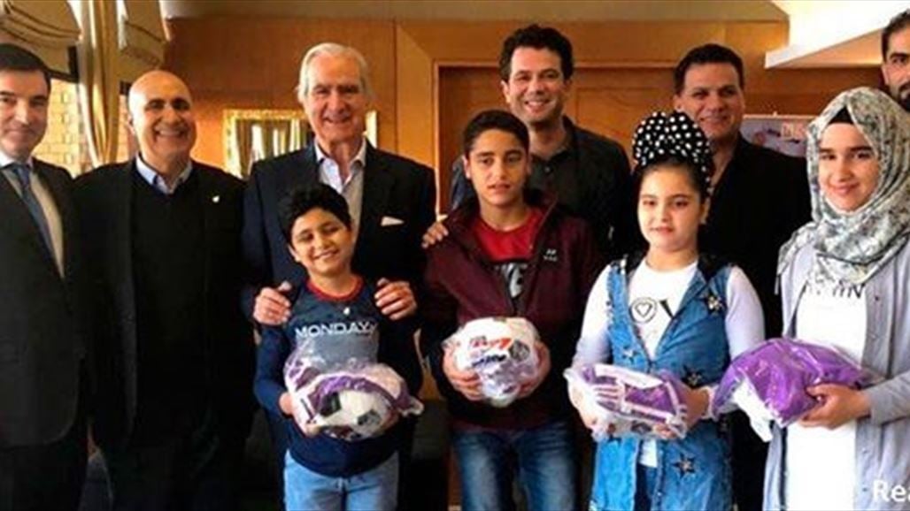 ريال مدريد يستقبل اربعة اطفال من ذوي ضحايا تفجير بلد