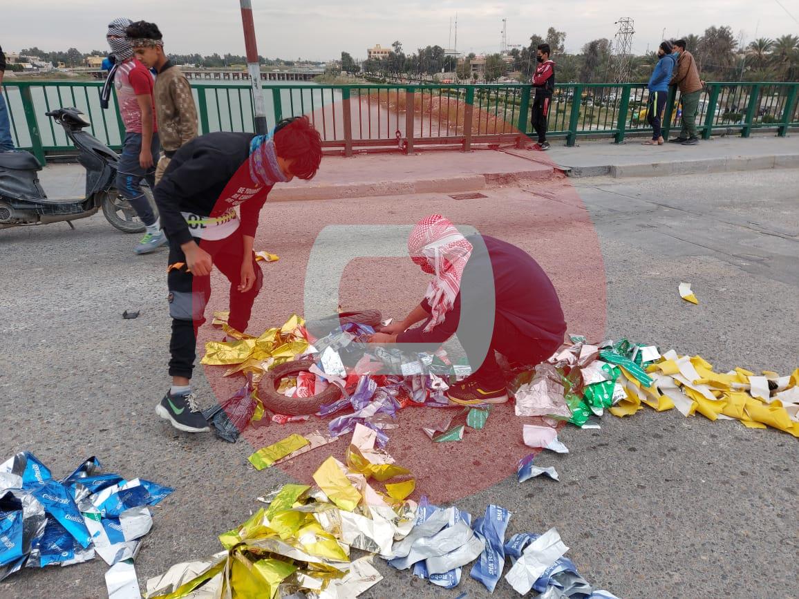 بالفيديو والصور: صدامات بين الأمن والمتظاهرين في الناصرية 