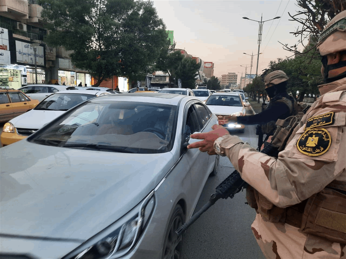 بالصور.. انتشار أمني في الكرادة